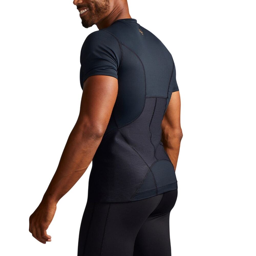 Tommie Copper Lower Back Support Shirt, Black, Men's Size 2XL, NWOT